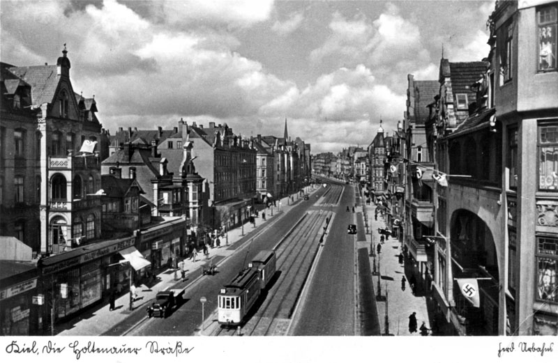 Holtenauer Stra&szlig;e Ecke Jungmannstrasse 1939